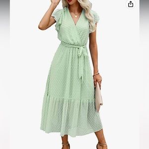 NWT • BTFBM Swiss dot dress